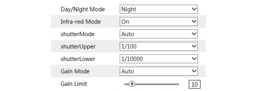 Nastavení obrazu IP kamer s rozpoznáním registrační značky - zisk | ELNIKA plus, s.r.o. základní nastavení obrazu - zisk