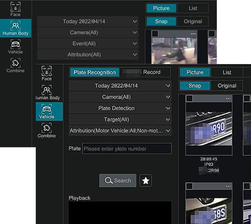 Inteligentní analýza - funkce rozpoznání registrační značky | ELNIKA plus, s.r.o. Funkce rozpoznání registrační značky - inteligentní analýza obrazu IP kamer
