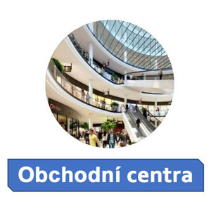 Příklad použití systému hromadného měření teploty těla v obchodních centrech