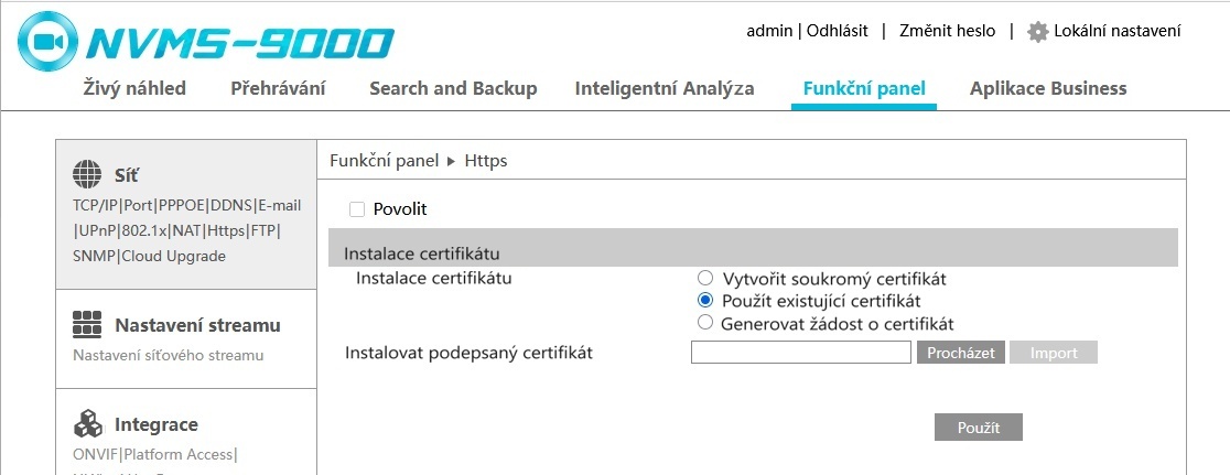 https zabezpečení připojení z webového prohlížeče