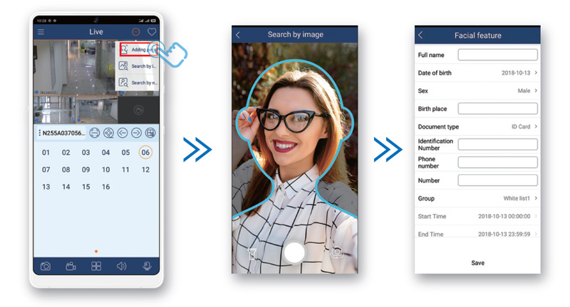 Přidání tváře do databáze z mobilní aplikace | ELNIKA plus, s.r.o. Přidání tváře do databáze z mobilní aplikace
