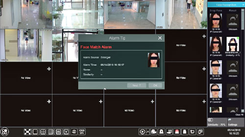 Alarm při detekci lidské tváře | ELNIKA plus, s.r.o. Alarm při detekci lidské tváře IP kamerou