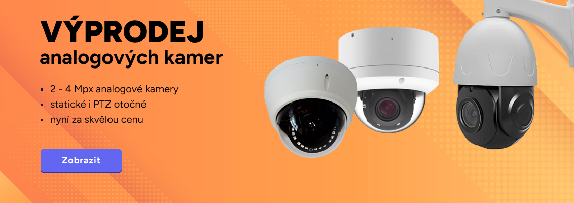 Výprodej analogových kamer