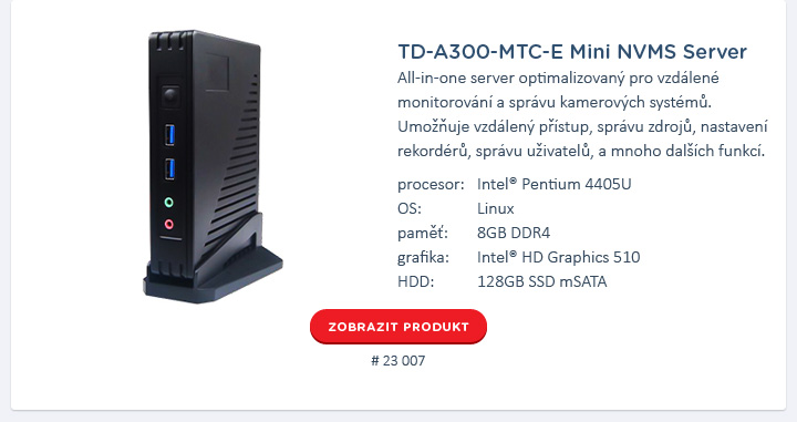 TD-A300-MTC-E Mini NVMS Server