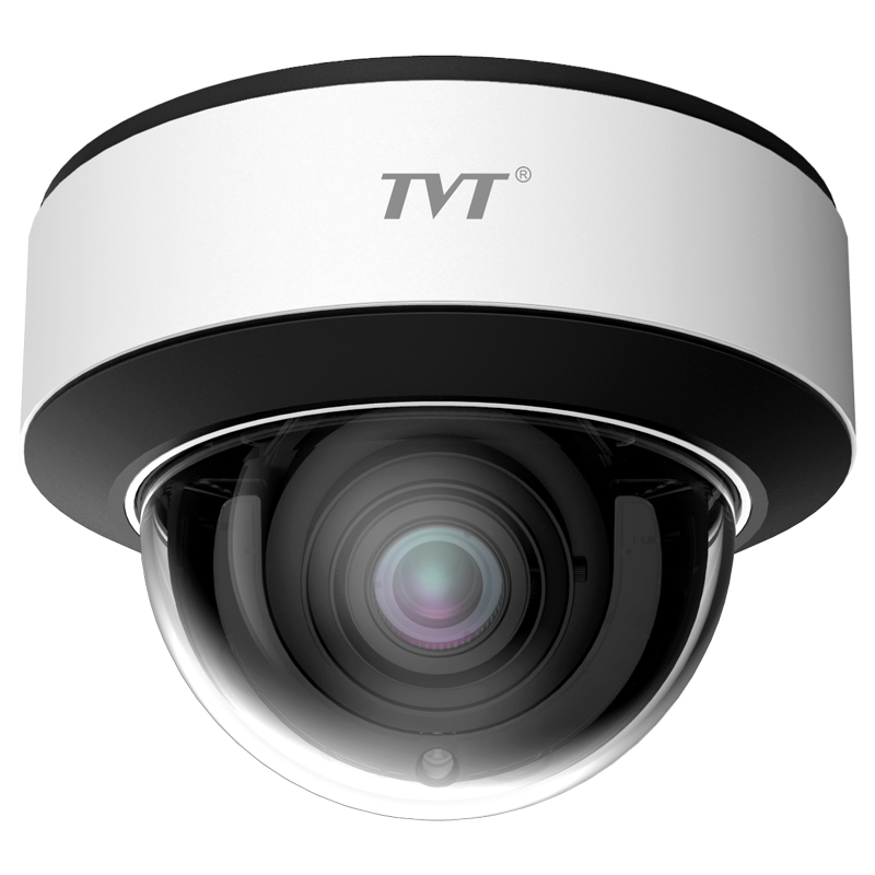 Ukázka vzhledu 5MPix bezpečnosní IP kamery použité ke kamerovému zabezpečení hotelu
